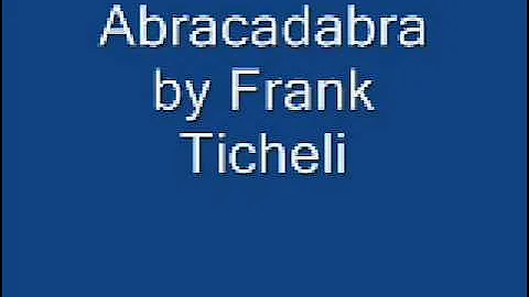 abracadabra by Frank Ticheli