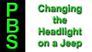 How to Change a Headlight on a Jeep (2004 LJ) screenshot 3