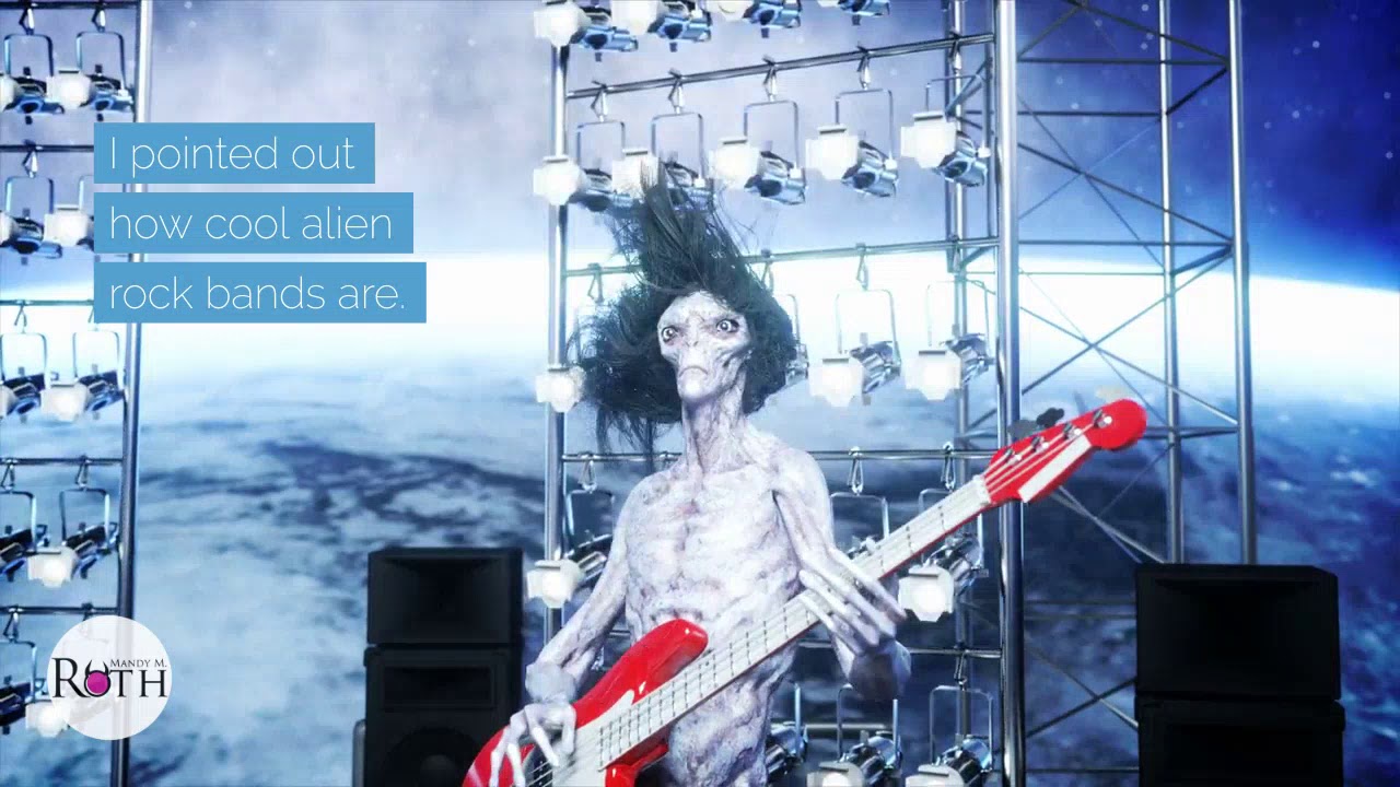 Alien Rock Bands Sell Romance Books - YouTube