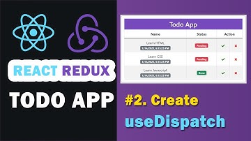 Build a Todo App with React Redux #2 Create (useDispatch) | React Redux Tutorial