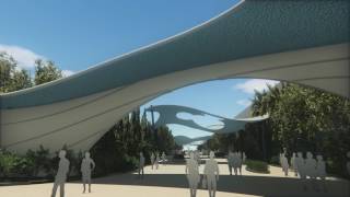 Disney Eastern Gateway Flythrough Transit Hub To Bridge
