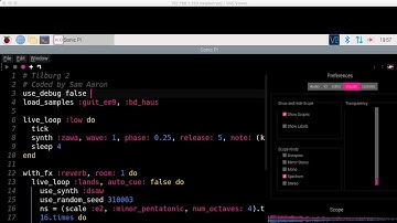 Sonic Pi snippits