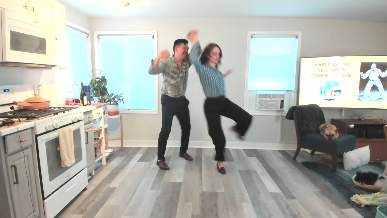 Swing It Seattle - Frankie Manning Workshops wk 3 - Katie & Mark Kihara