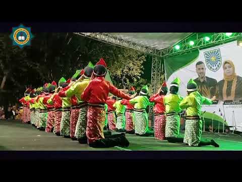 Persembahan Tari Saman dalam pagelaran Hari Jadi Kota Probolinggo ke 664 tahun