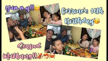 GERRINE’S 14TH BIRTHDAY (SEAFOOD MUKBANG!!🦀🦐😋) | Team Misajon | V#4