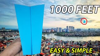 How to fold paper airplanes to fly 1000 meters away, paper airplanes are easy | Fold the paper plane screenshot 3