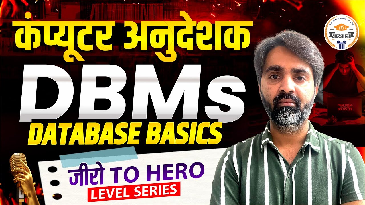 Computer Anudeshak DBMS | Database Basics | Zero to Hero Level Series | DBMS MCQ | By Anil Sir