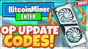 ALL NEW SECRET OP *UPDATE* CODES In Roblox Bitcoin Miner!