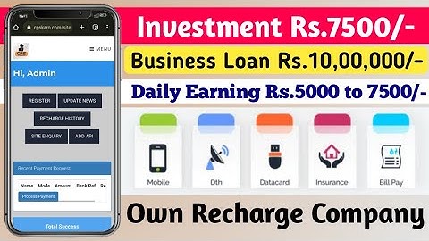 01- Multi Recharge admin Software Rs.9999?/- Only // How to Started Online Multi Recharge Business