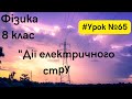 Фізика 8 клас. #Урок №65. &quot;Дії електричного струму&quot;