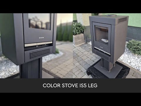 Піч камін на ніжці Color Stove IS5 LEG, видео 1