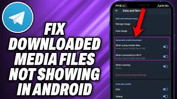 How To Fix Telegram Downloaded Media Files Not Showing In Android (2025) - Quick Help