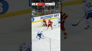 THAT WAS A ROCKET BY WILLY! #nhl #leafs #hockey #flames