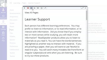 ReadSpeaker webReader: Text Mode