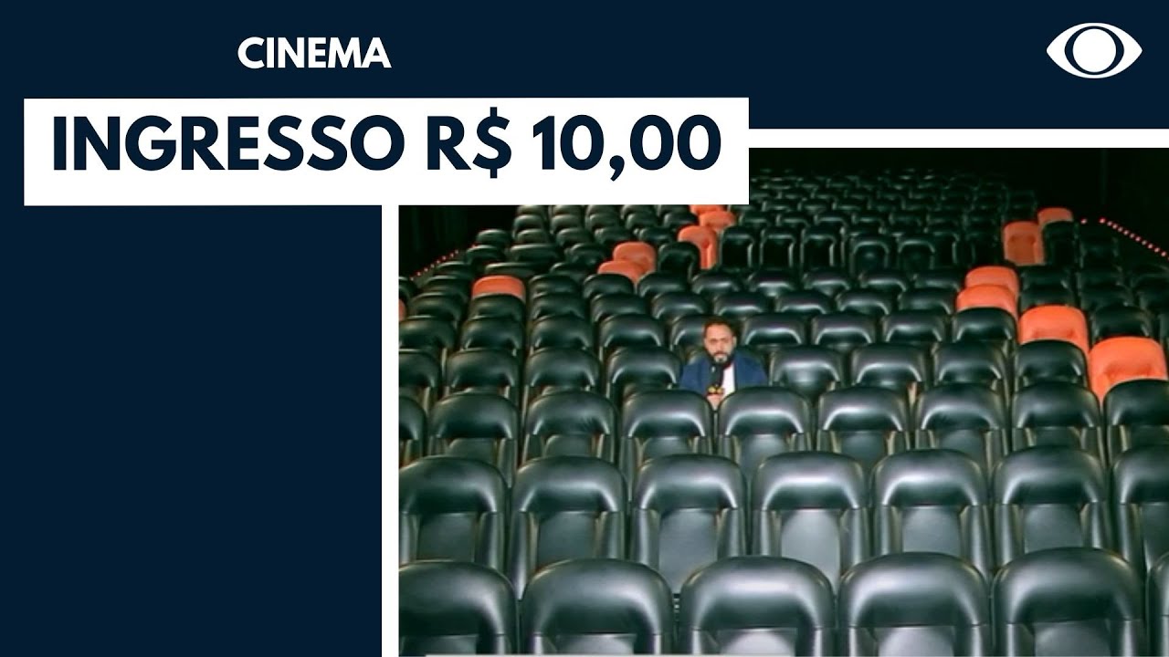 Ingressos a R$ 10 reais nos cinemas no Brasil - YouTube