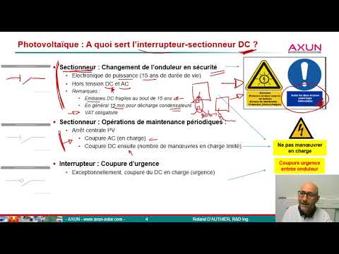 AXUN   PHOTOVOLTAIQUE - INTER DC OR NOT INTER DC