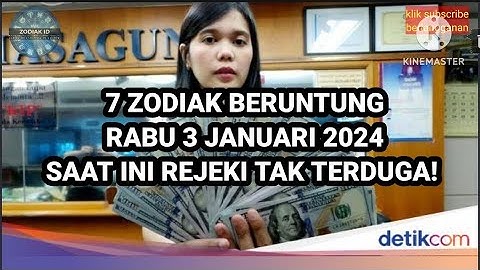 ZODIAK BERUNTUNG HARI rabu 3 januari 2024 LENGKAP DAN AKURAT #NgeShortsBareng #DewataBali