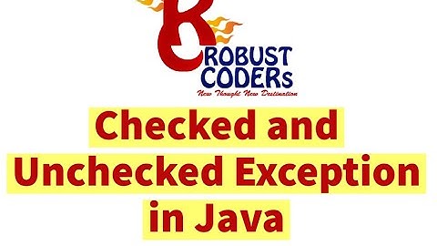 Exception handling in java Hindi | Checked and Unchecked Exception | by Rajeev | part-2