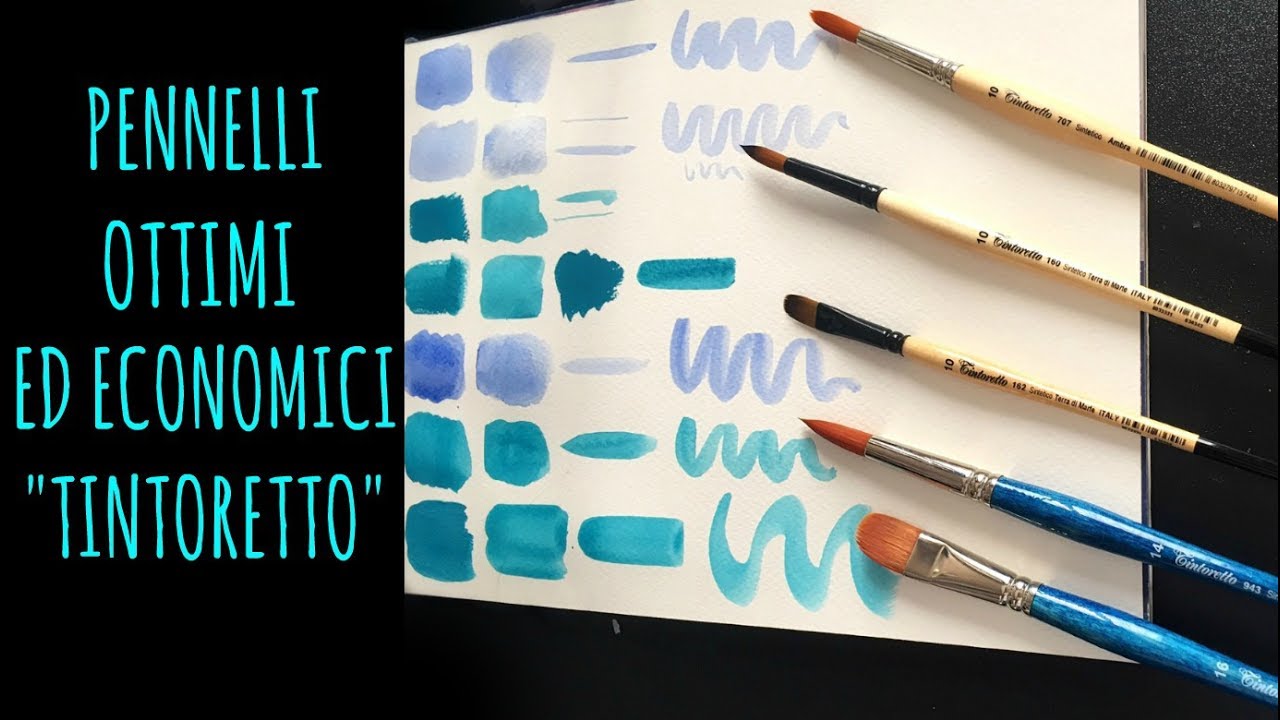 PENNELLI linee ECONOMICHE Tintoretto e GIVEAWAY! (Recensione materiali)Arte per Te