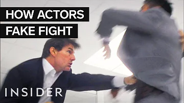 Are fight scenes in movies real?