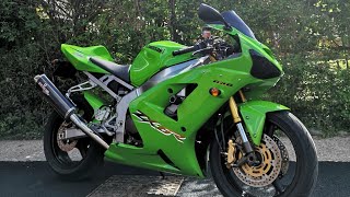 Kawasaki Zx6r 636 B1H 2003. Walk Around/Rev