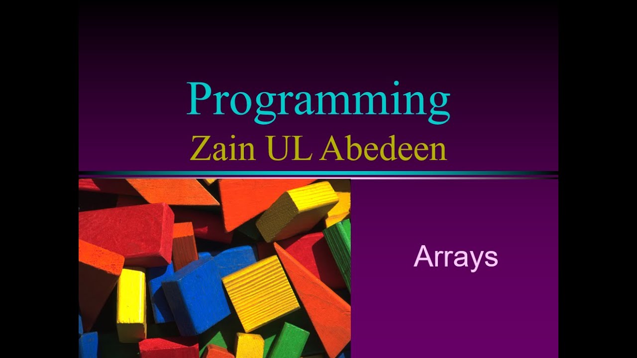 C++ Arrays 1D Array - YouTube