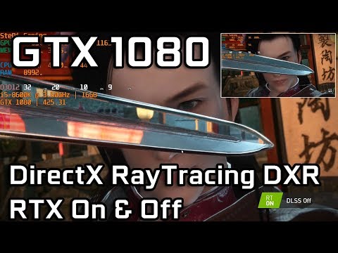 GTX 1080 Ray Tracing DXR: Justice RTX Demo - RTX ON & OFF Compared