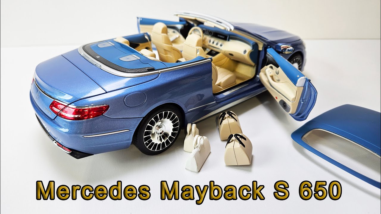 1:18 Norev Mercedes Benz Maybach S650 CABRIOLET - YouTube