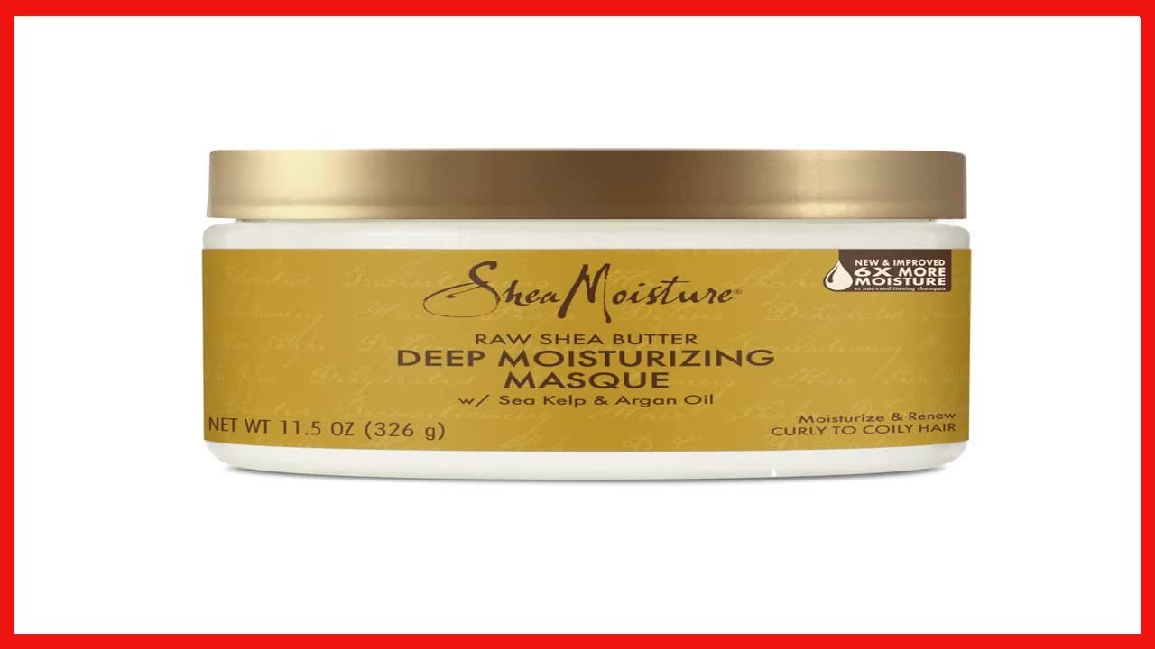 Great product -  SheaMoisture Raw Shea Butter Deep Moisturizing Hair Masque for Curly Hair Raw Shea