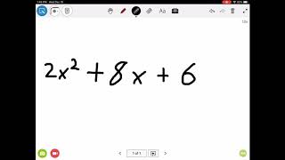 Factoring Quadratic Equations — Diamond Method