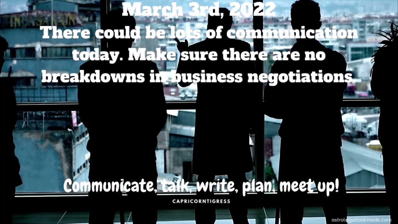 MARCH 3rd 2022  - COMMUNICATE  Talk  Write  Plan  Meetup   Today is a day of Communication