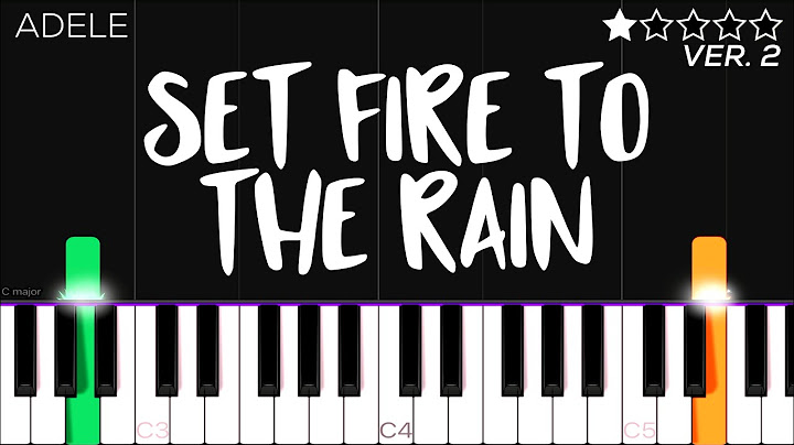 Set Fire to the Rain Piano version - Piano performance video thumbnail
