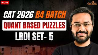 Master Quant Based Puzzles: Ep 5 | LRDI Live Class for CAT 2026 |  Abhishek Sir Rodha