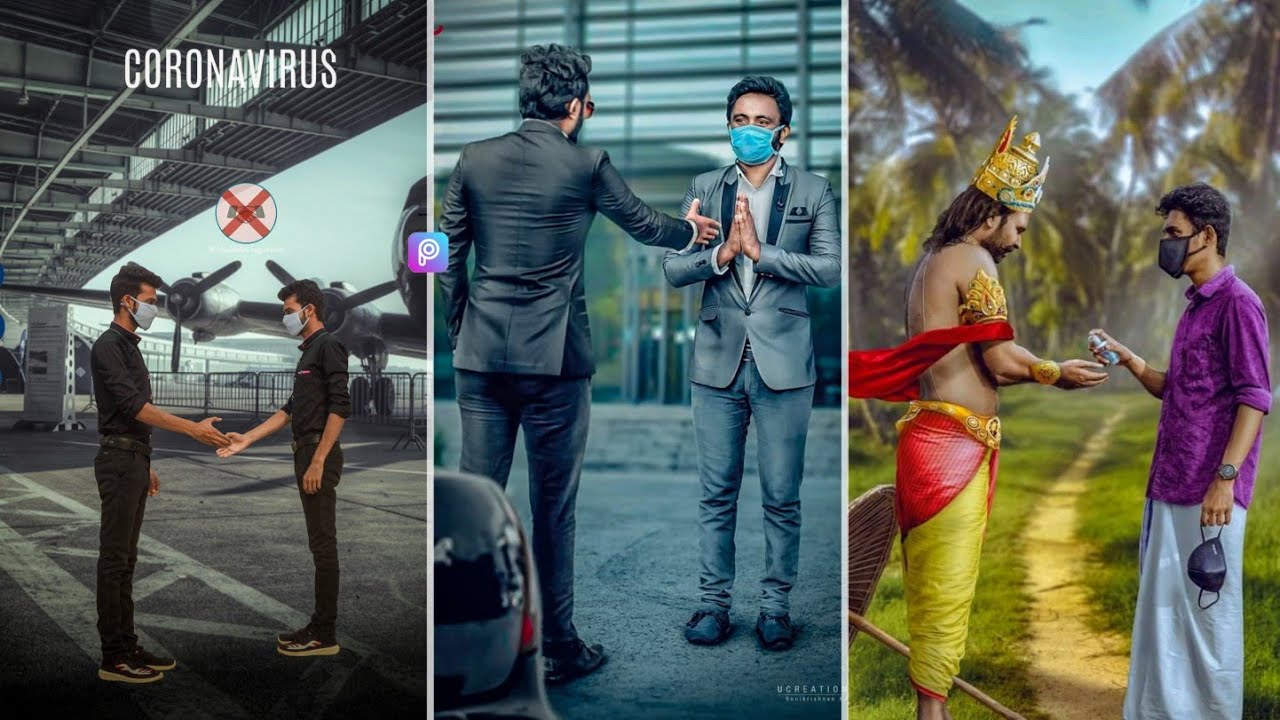 PicsArt Coronavirus Photo Editing Concept Tutorial | Picsart New Creative Lockdown Photo Editing ||