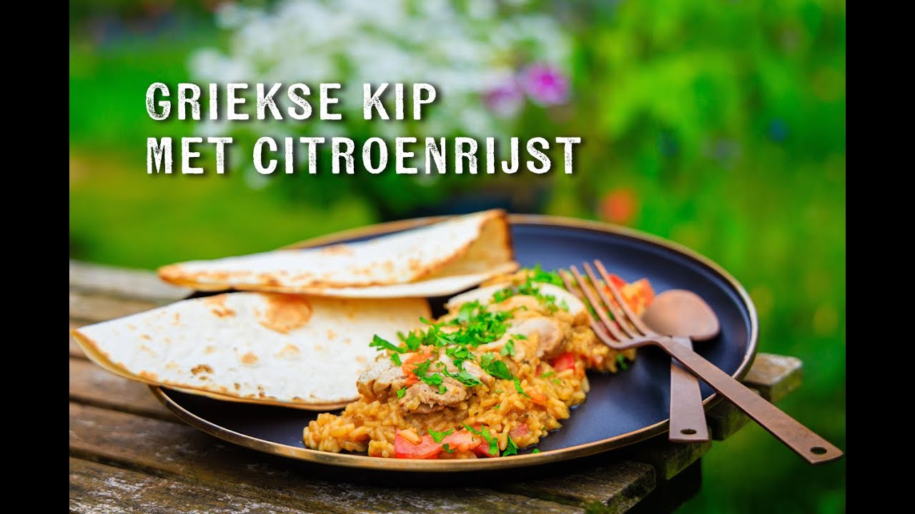 Zo maak je Griekse Kip op de BBQ met Citroenrijst | Fire&Food TV BBQ-video