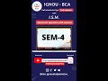 Exam Important Question with Answers | BCA All Subject, IGNOU | Full Video👇🏻👇🏻👇🏻 #shorts #ytshorts