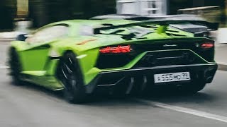 40 МЛН?! AVENTADOR SVJ. Самая дорогая ЛАМБА в России! RS5 vs LAMBORGHINI URUS, спорт с Сарычевым