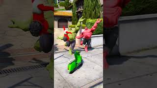 HULK BROTHER'S  SAVING SHE HULK HIS SON 😎 #gta5 #shorts #viral #spiderman