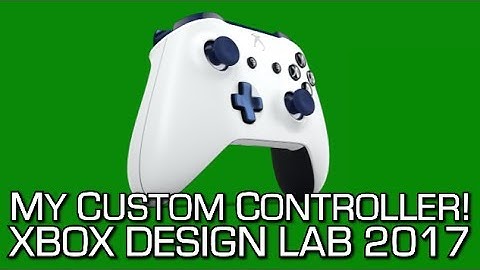 MY CUSTOM CONTROLLER - Xbox Design Lab 2017 Review - Rubber Grips & Metallic Triggers!