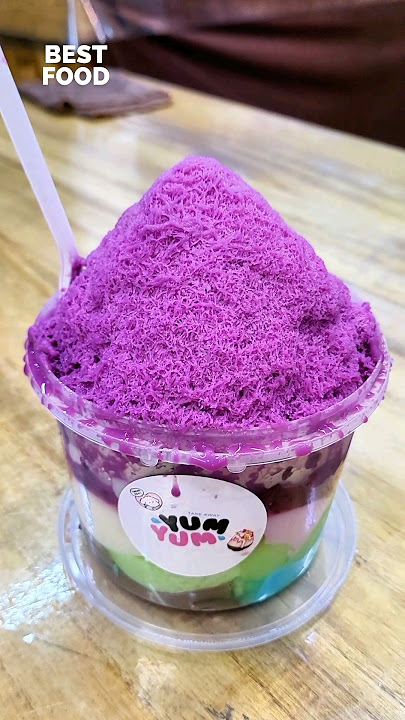 Snow ice pudding bucket at Pandan Uptown Market, JB!