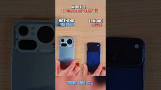 ⚡☠️ NOTHING 4A PRO VS IPHONE 17PRO BATTERY TEST!!