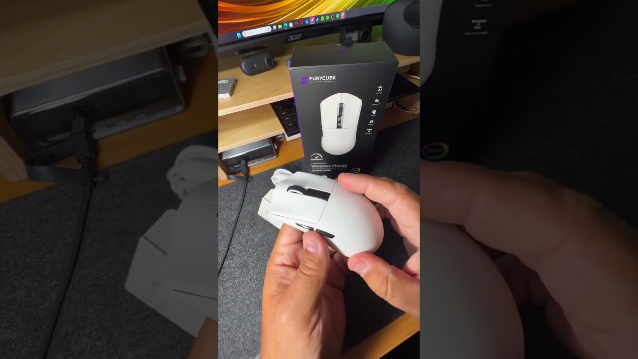 The FURYCUBE G9 ultra lightweight gaming mouse is really impressive