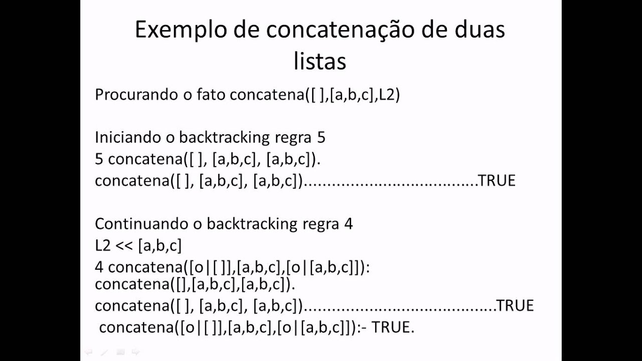 concatenação de duas listas - YouTube