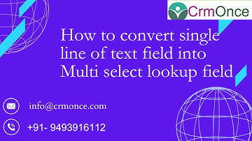 How to change the signal line of the field into Multi Select Record.