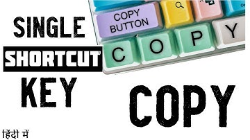 COPY ANYTHING WITH SINGLE KEY | KEYBOARD SHORTCUT | AUTOHOTKEY | HINDI