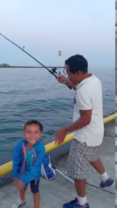 mantap merasa terhibur dengan mancing bersama anak anaku 😎