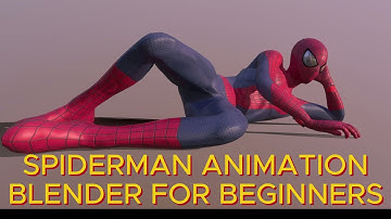 SPIDERMAN QUICK BLENDER ANIMATION / Credits to @alexcapecchi for Spiderman tutorial