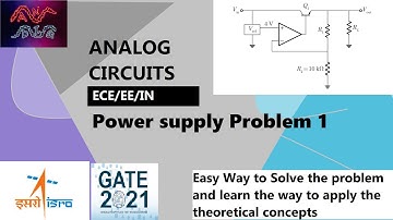 Short Trick to Solve Power Supply problem of GATE ECE 2015 | Finding Power Dissipation