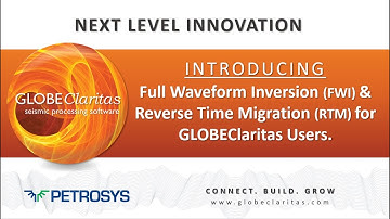 Full Waveform Inversion and Reverse Time Migration in GLOBEClaritas