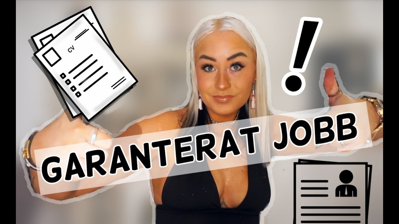 HUR DU FÅR DITT FÖRSTA JOBB - YouTube